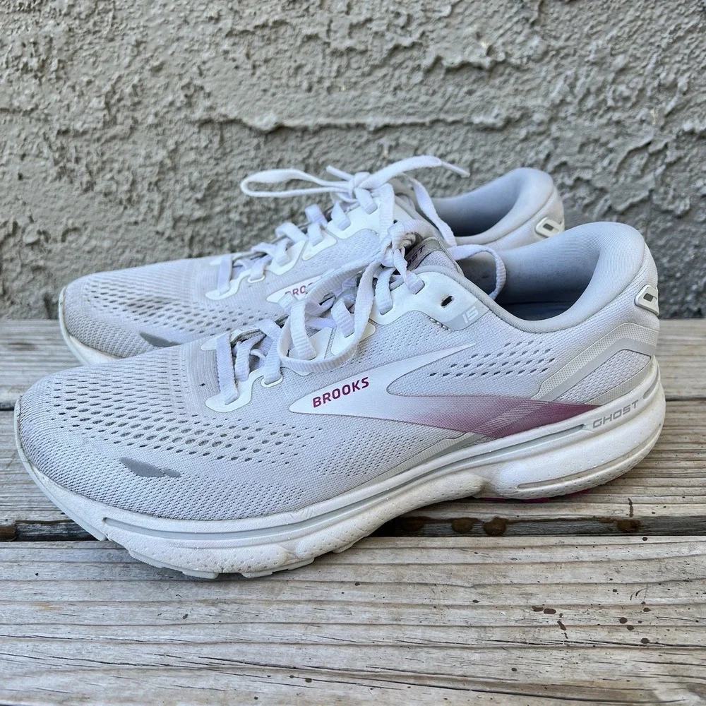 Brooks Shoes‎ Women Size 9 Ghost 15 Sneakers Multicolor Lace Up Sport